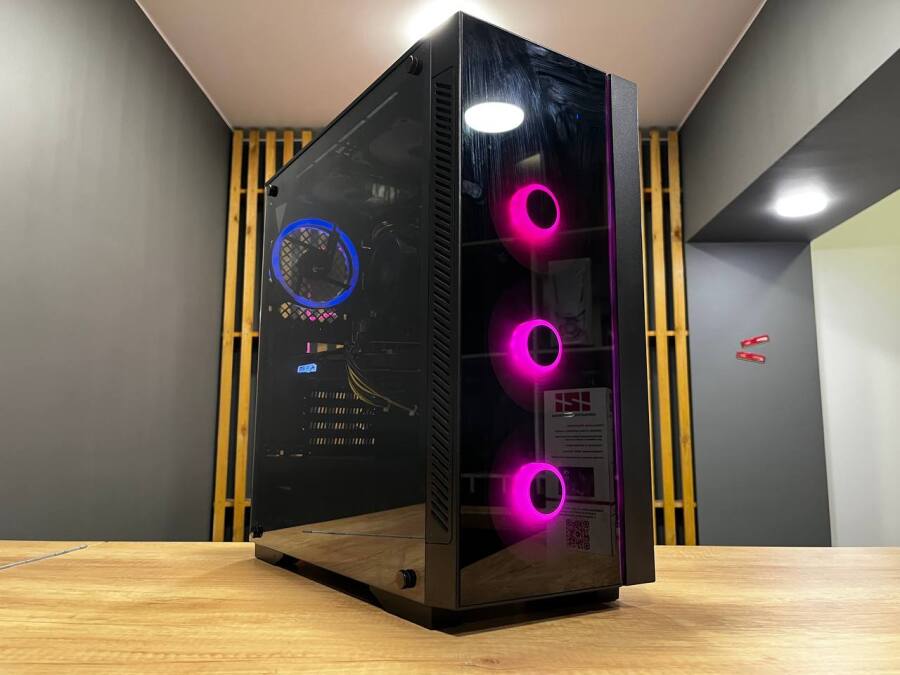 Игровой ПК Ryzen 5 2600, GTX 1650, 16Gb, SSD 512Gb