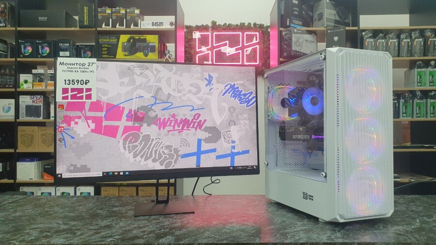 Игровой ПК i7 10700F, RTX 3070, 32Gb, SSD 1Tb