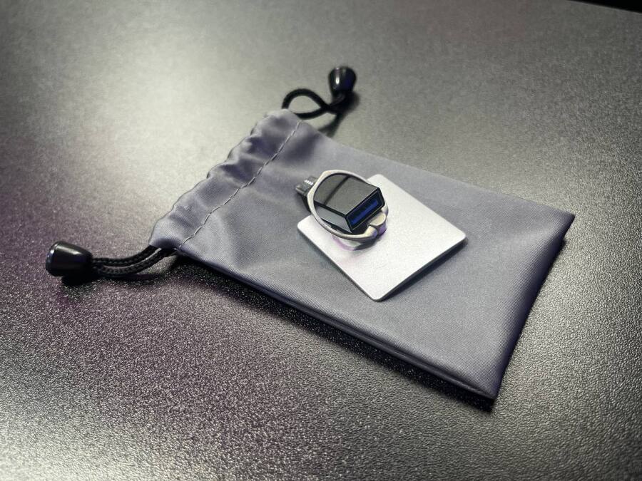 Переходник Type c - usb + кольцо держатель чехол
