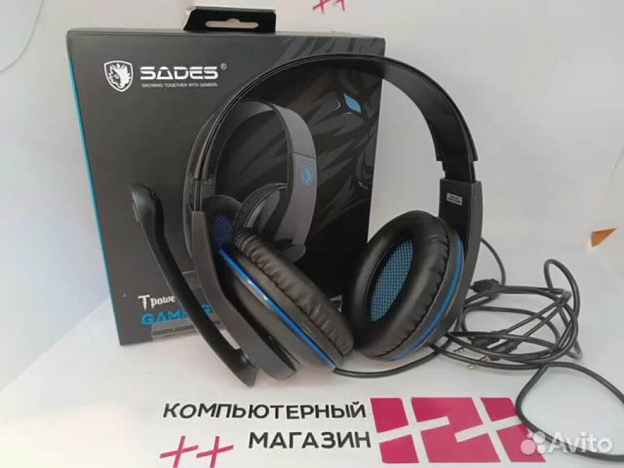 Проводные наушники Sades TPower c микрофоном